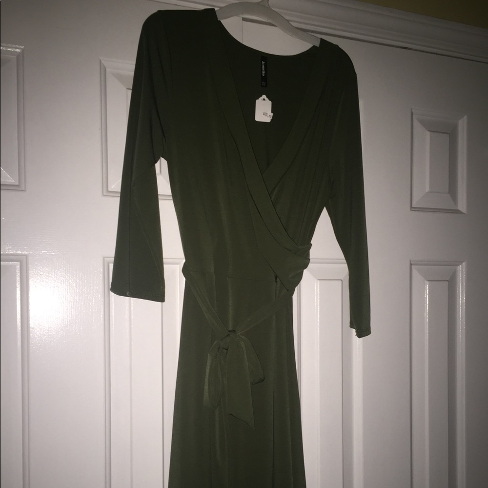 Brand New Women’s Olive Wrap Dress